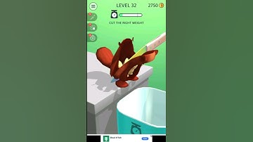 ASMR Slicing Level 32 Gameplay #Shorts