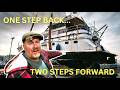 One Step Back Two Steps Forward Boat Restoration