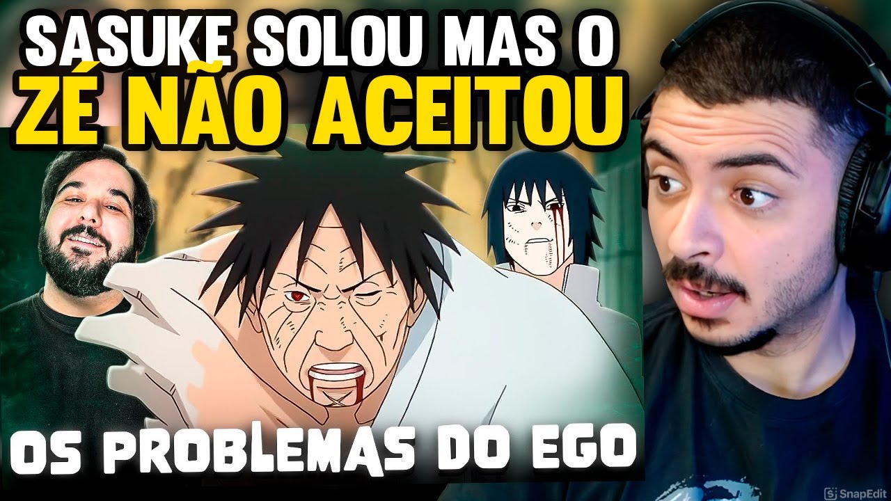 KAMUZ REAGE: SASUKE E KISHIMOTO DERROTARAM O DANZOU | SASUKE VS. DANZOU | ZÉ RENACHO