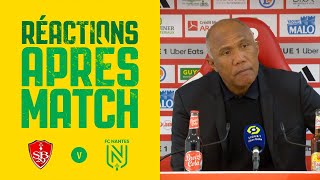 Stade Brestois 29 - FC Nantes : la réaction d'Antoine Kombouaré