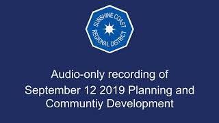 September 12 2019 Planning and Community Development Committee meeting