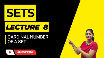 SETS| CARDINAL NUMBER OF A SET |class11|lecture 8| #class11  #punjab #maths  #mathtricks #sets #jee