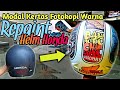 REPAINT Helm HONDA Pakai Foto kopi Warna dan Cat Semprot