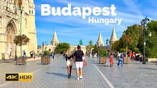 Budapest, Hungary - November 2022 - 4K-HDR 60fps Walking Tour | 5 hours