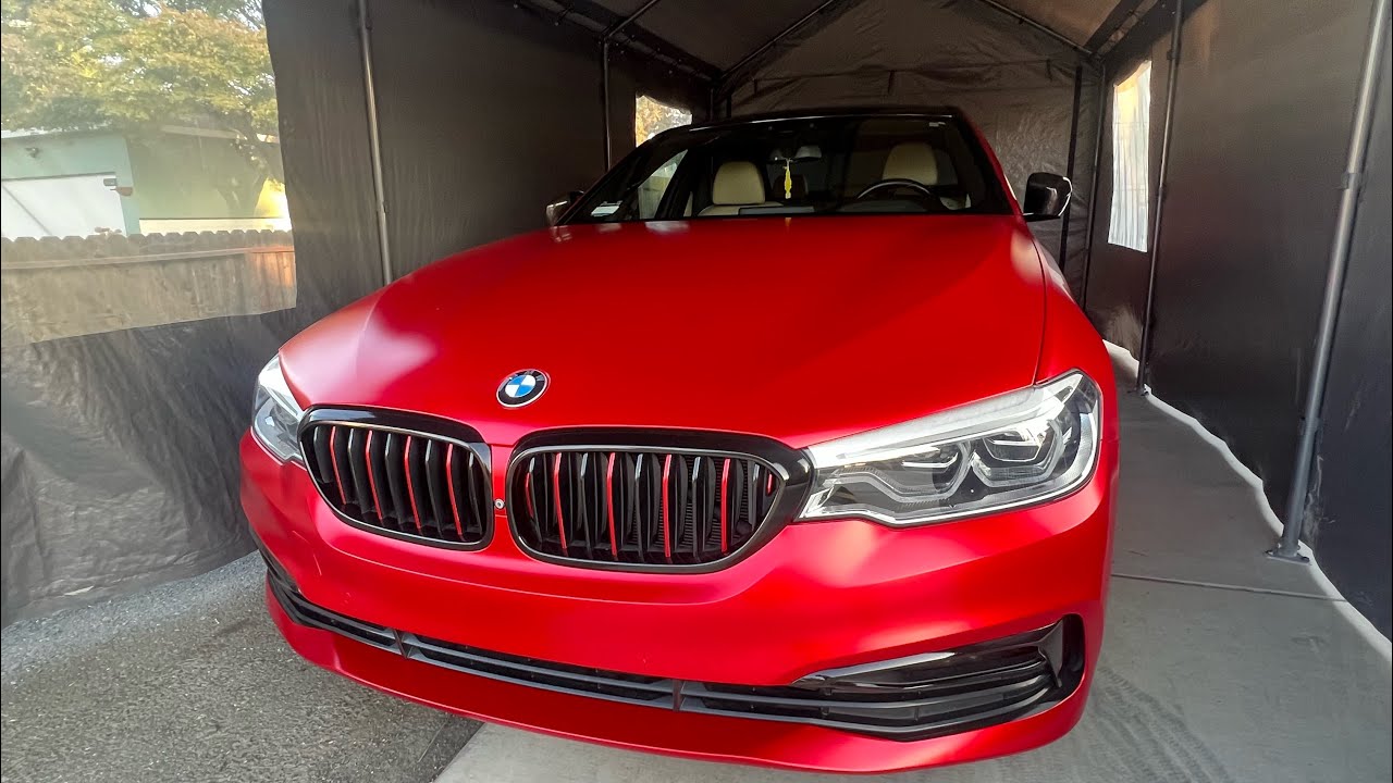 How to wash a car wrap (BMW 5 series, spot wash not a full wash) YouTube