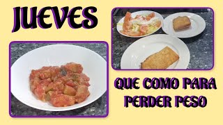 Que Como Para Perder Peso Con Recetas Jueves