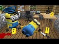 WHAT HAPPENED with MINION in THIS HOUSE in MINECRAFT? POLICE INVESTIGATION - Gameplay