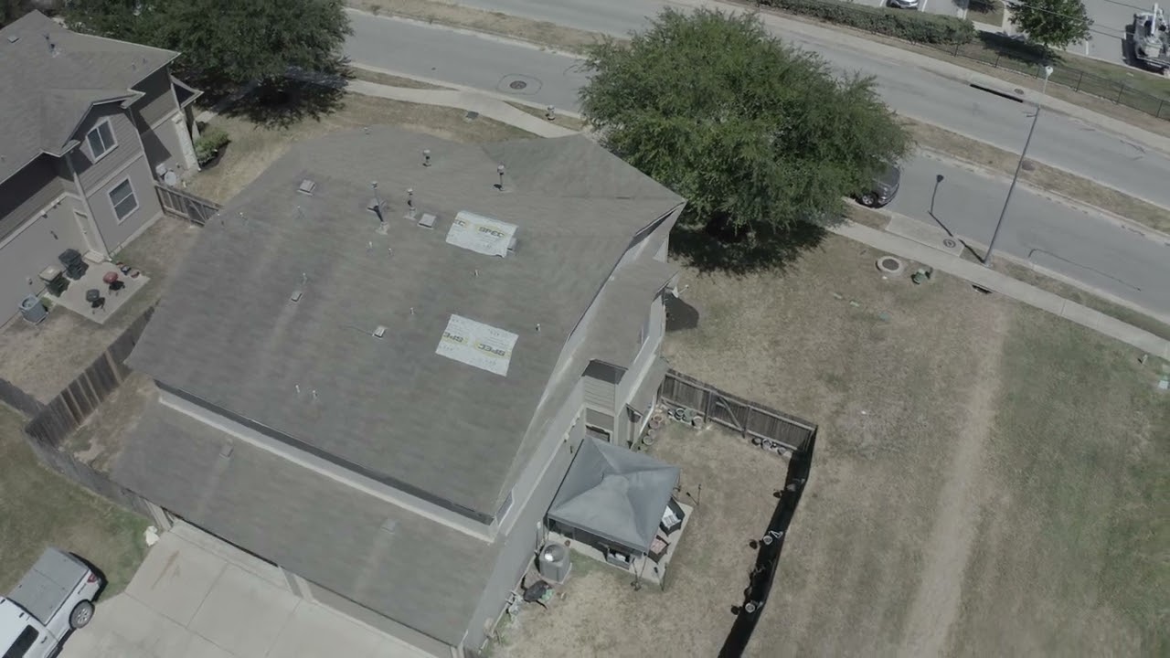 Pflugerville Roofing Contractors | Roof Replacement Drone Footage | 2022