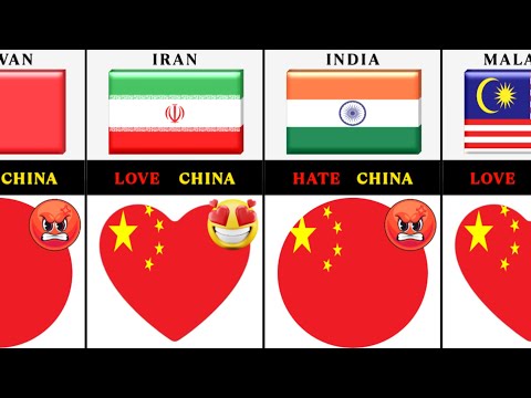 🌍 Countries That Love And Hate China 🇨🇳