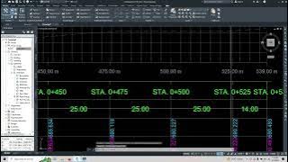 22.  Membuat Long Section Jalan