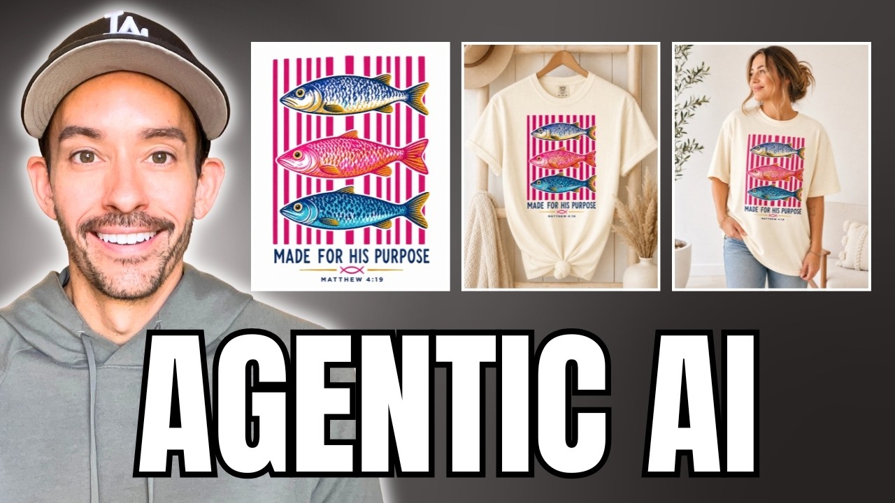 The NEW Way To Create T-Shirt Designs in Seconds (Agentic AI Tutorial)