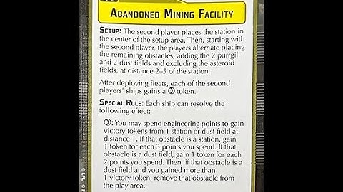 How-to play Objective "Abandoned Mining Facility" - Star Wars Armada Explained (SWAE)