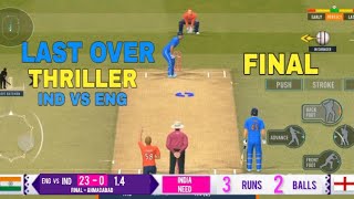 Last Over Thriller | IND vs ENG | ICC T20i World Cup 2022 Semi Final | Real Cricket 24