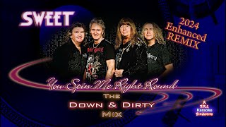 Sweet - You Spin Me Round Remix (2024) - Karaoke w/Bkgds HD Epic