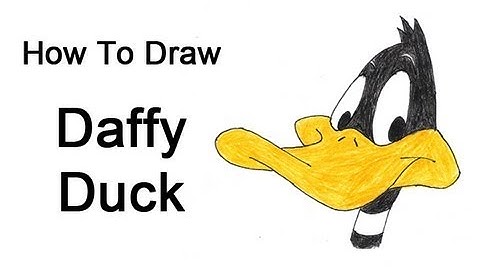 How to Draw Daffy Duck