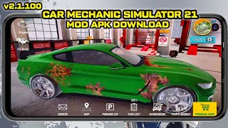 Car Mechanic Simulator 21 Mod Apk For Android | Car Mechanic Simulator 21 Unlimited Money Mod Apk screenshot 1