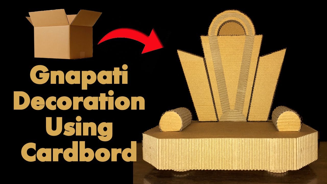 Ganpati Decoration Ideas for Home 2022 Ganpati Decoration Using