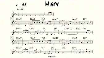 Misty Backing Track For Bass (BPM 65) Misty Backing Track For Bass (BPM 65)