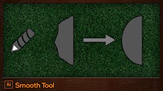 #23 Smooth Tool (Smooth edges of a shape) | Adobe Illustrator For Beginners Tutorial [FREE] screenshot 3
