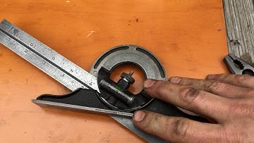 Protractor head combo square usage