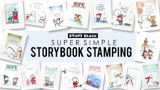 Super Simple Storybook Stamping | DIY Christmas Cardmaking | Penny Black