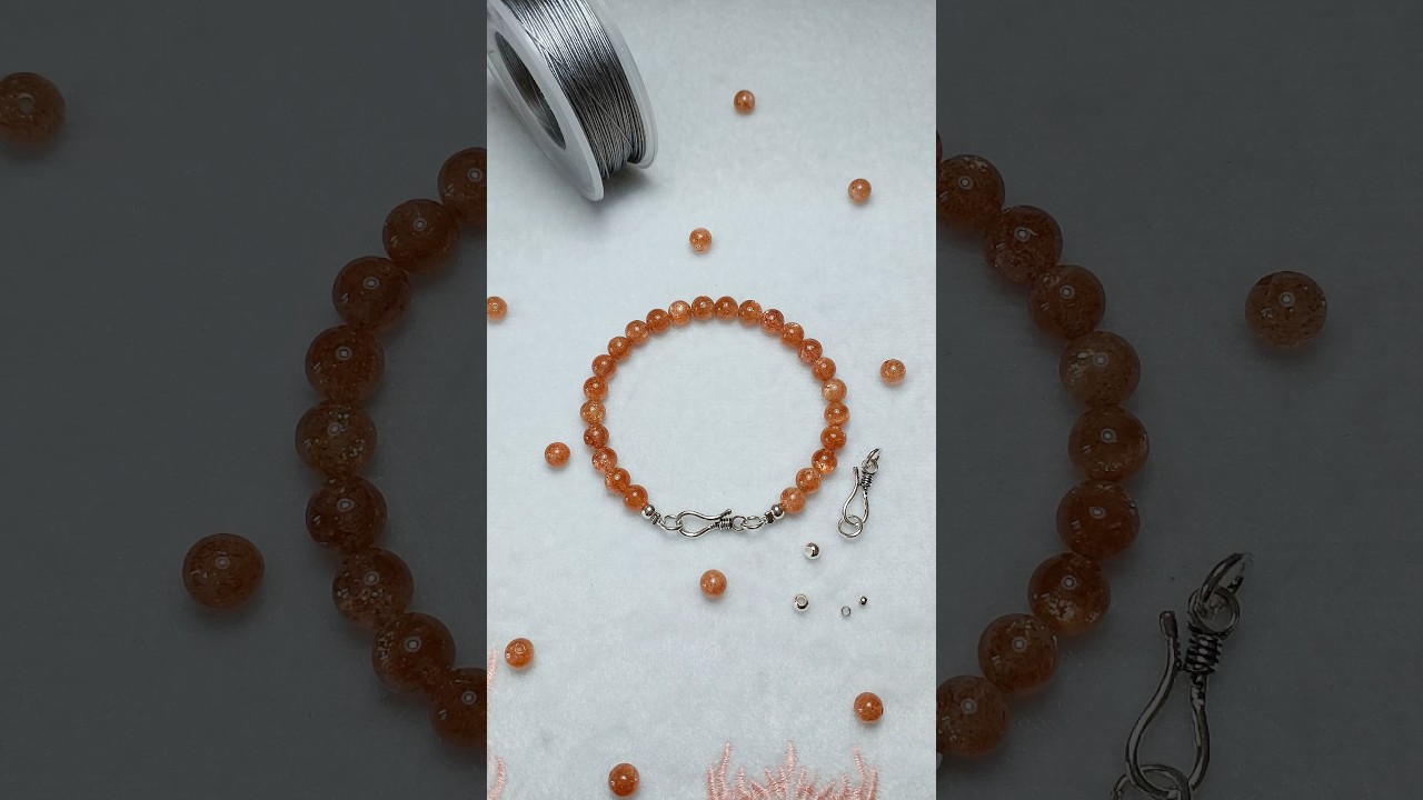 Easy Making - DIY Golden Sunstone Bracelet with Clasp 