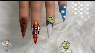 TOY STORY Acrylic Nails | Watch me work | Nail Art Tutorial screenshot 2