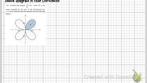 MTH261-Sec. 5.3 Double Integrals in Polar Coordinates (Part 3)