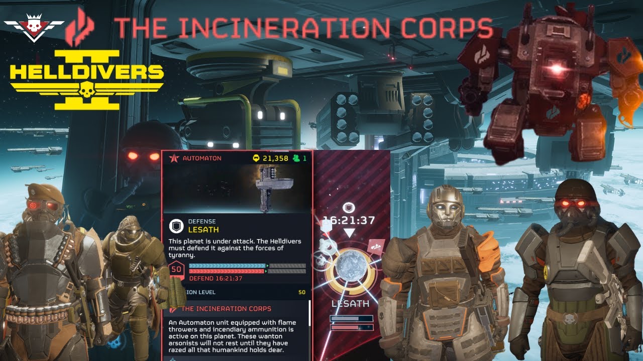 Helldivers 2 Super Helldive Gameplay: Fire Nation Clankers + Bugs - YouTube