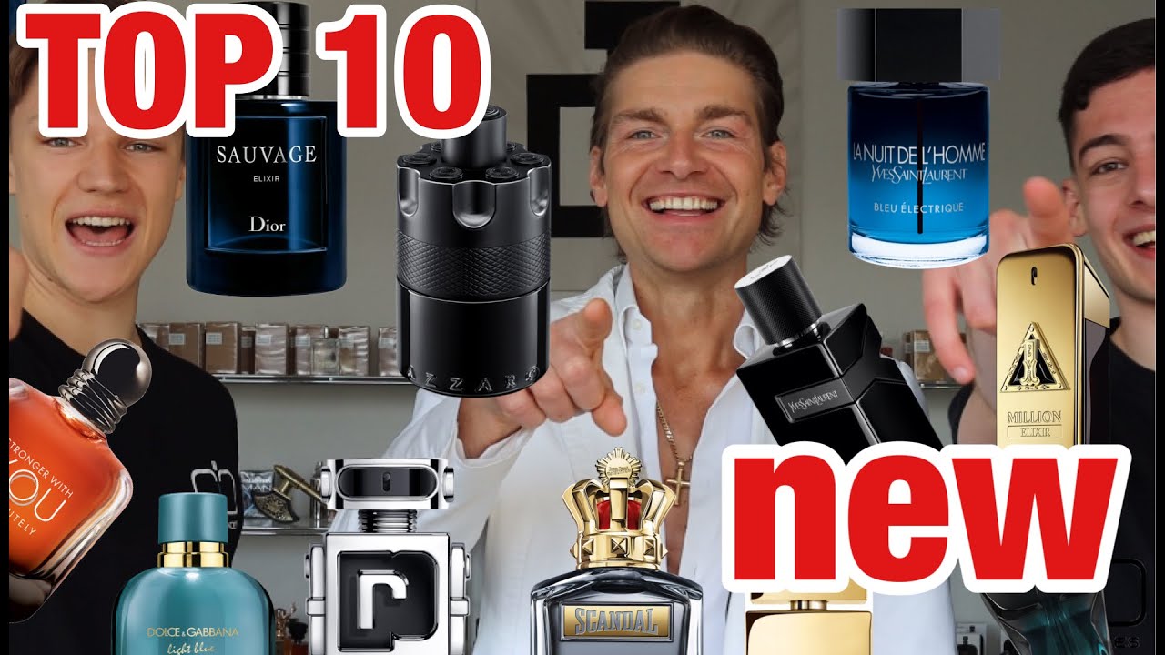 rates the TOP 10 best new perfume releases men - YouTube