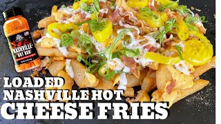 Loaded Cheese Fries on the Griddle (From Frozen French Fries)