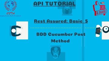 APITutorial Rest Assured Basics5|BDD Cucumber post method part1|Change2TestAutomation www.c2ta.co.in