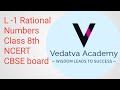 L -1 Rational numbers and properties of types of Numbers CBSE board class 8th by Chandresh Tiwari