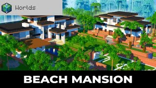 Beach Mansion | Minecraft Marketplace | Showcase