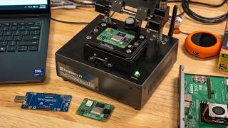 I built a Raspberry Pi assembly line on my desk