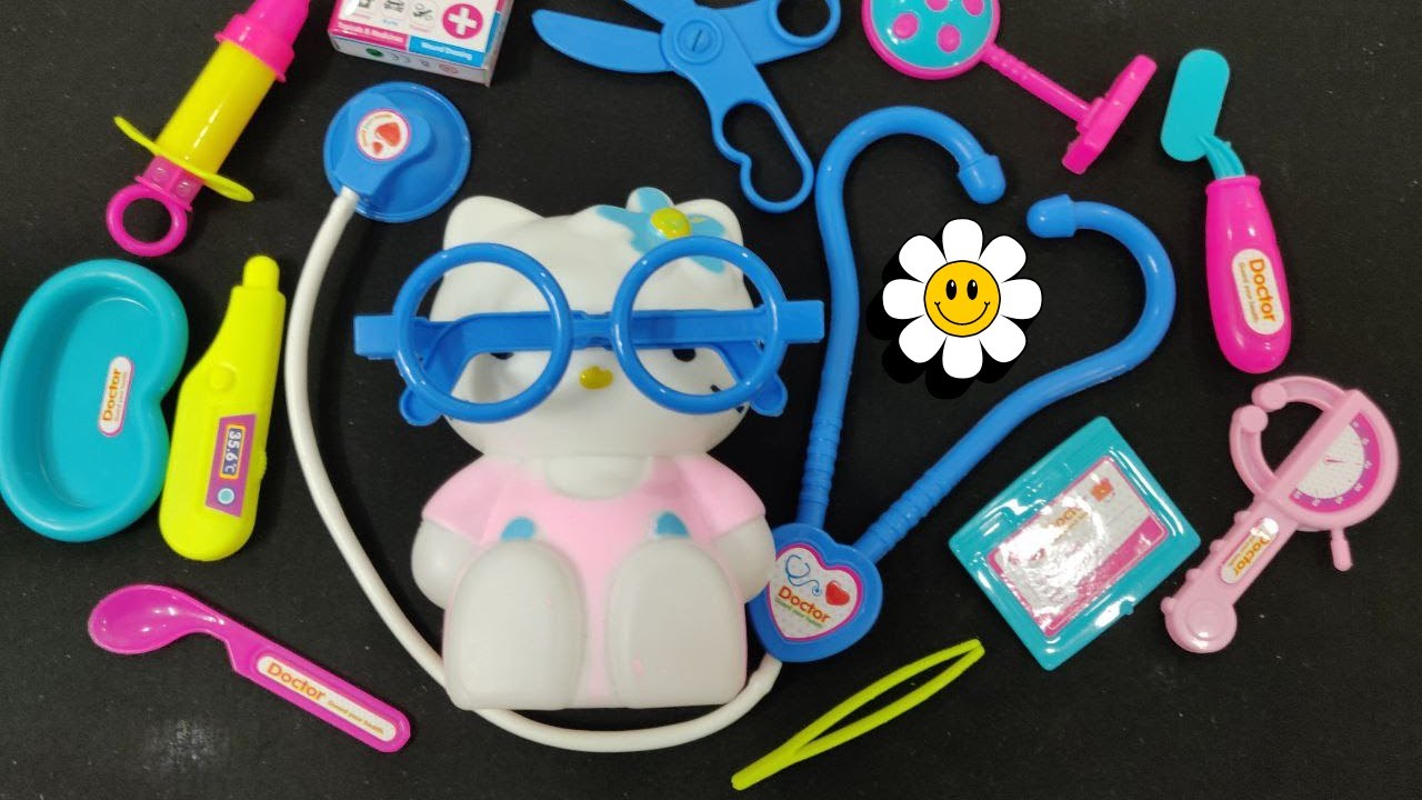Dr set unboxing Satisfying to unboxing Doctor set Asmr Hello Kitty