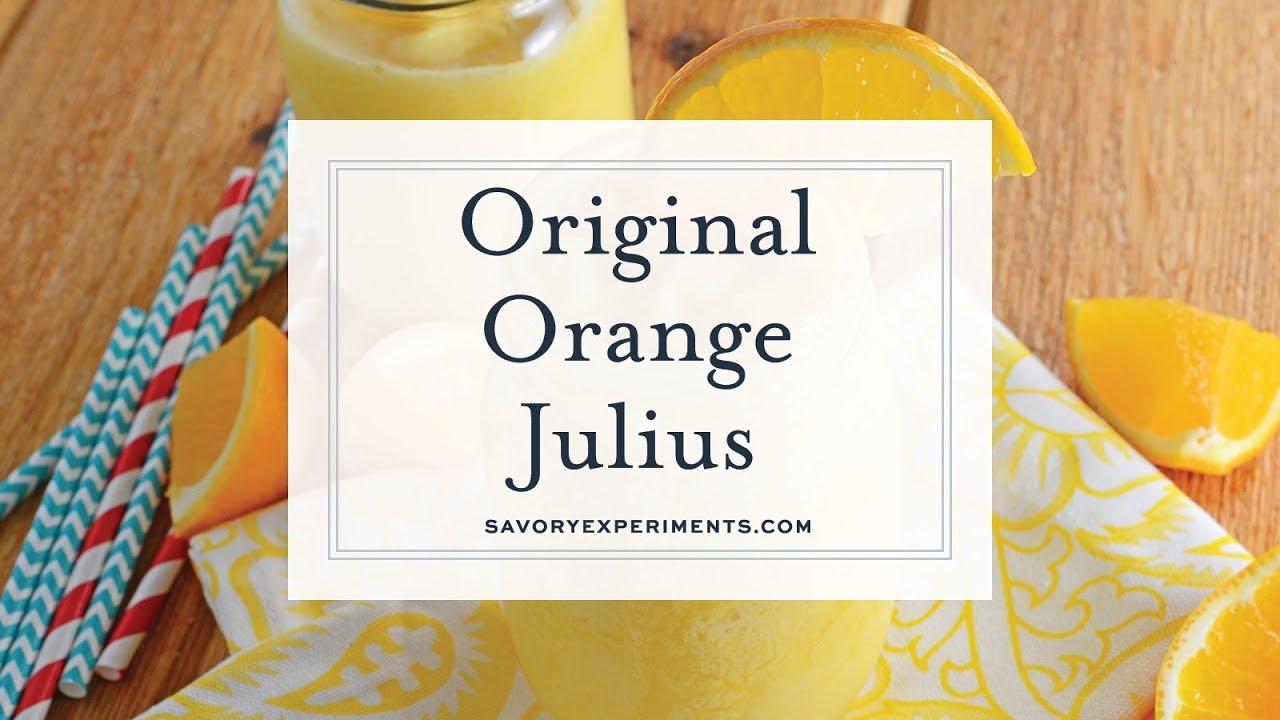 Orange Julius Recipe
