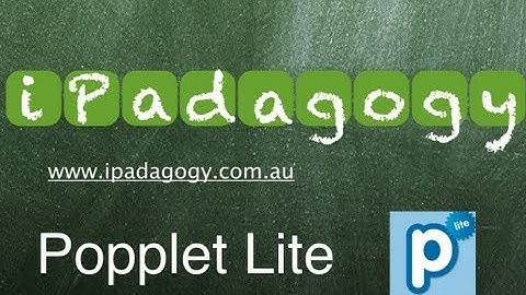 iPadagogy - App Review - Popplet Lite Tutorial