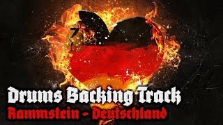 DRUMS BACKING TRACK 🥁 Rammstein - Deutschland