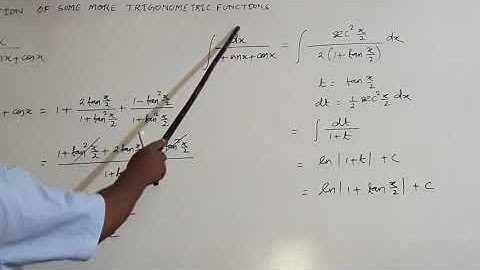 Integration Of Some More Trigonometric Functions Problems 1 To 8 Class 12 (Part 1)👨‍🏫👨‍🏫