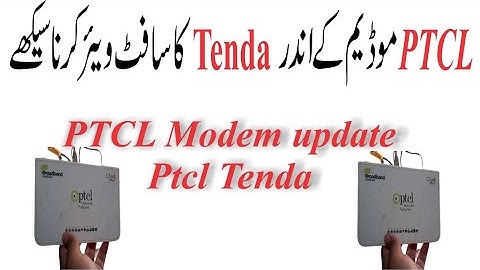 How to Convert PTCL Modem to PTCL Tenda Urdu/Hindi
