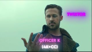 Blade Runner 2049 | Officer K/Ryan Gosling Twixtor Scenepack For Edits | 4K + CC