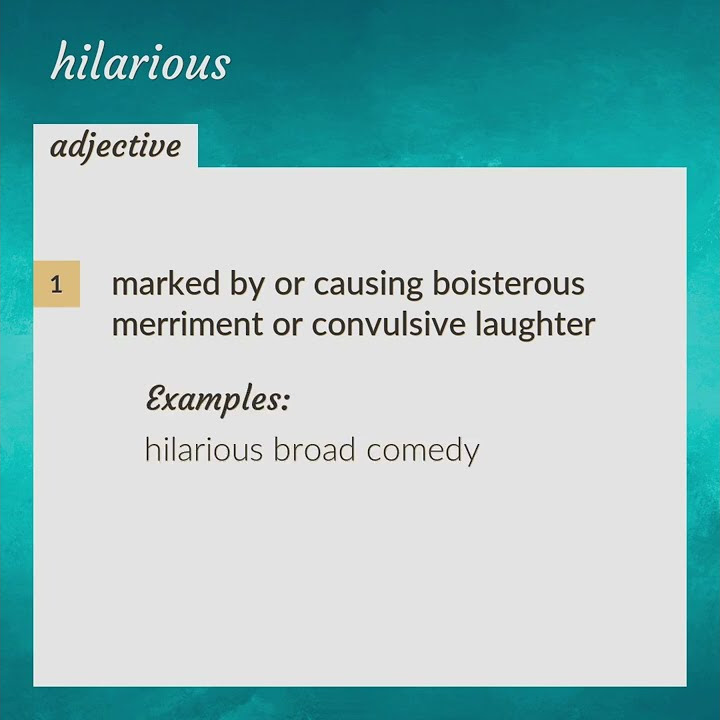 Hilarious Meaning Of Hilarious YouTube hilarious-meaning-of-hilarious-youtube