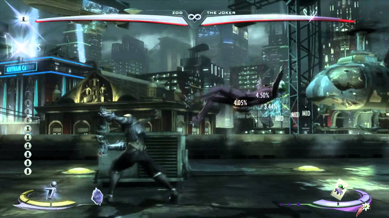 Injustice: Zod Combos By Shokio