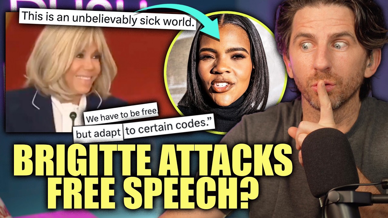 Candace Owens RESPONDS After Brigitte Macron White House Visit Calls For Free Speech Restrictions!