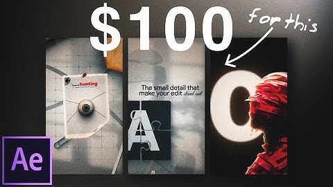 Master this VIRAL REEL EDITING IN AFTER EFFETS TO EARN $100 PER VIDEO