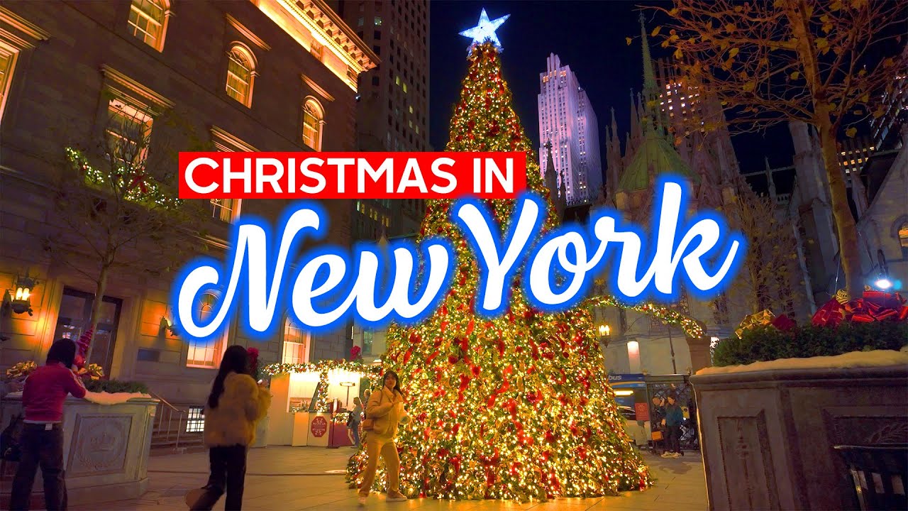 New York, Amerika Serikat | Tur Kota dengan Berjalan Kaki 4K | 1 Des 2024