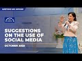(English) Suggestions on the Use of Social Media - Sr. Maria Luisa Piraquive #IDMJI #CGMCJI