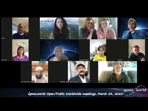 Gpms.world Open/Public Worldwide meeting, March 23, 2025