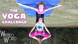 Yoga Challenge Gymnast And Not-A-Gymnast